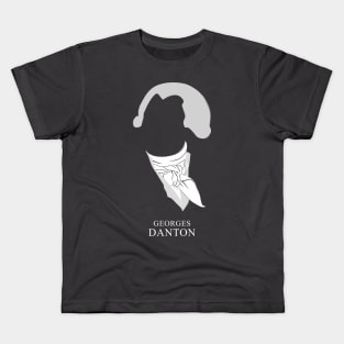 Georges Danton - Minimalist Portrait Kids T-Shirt